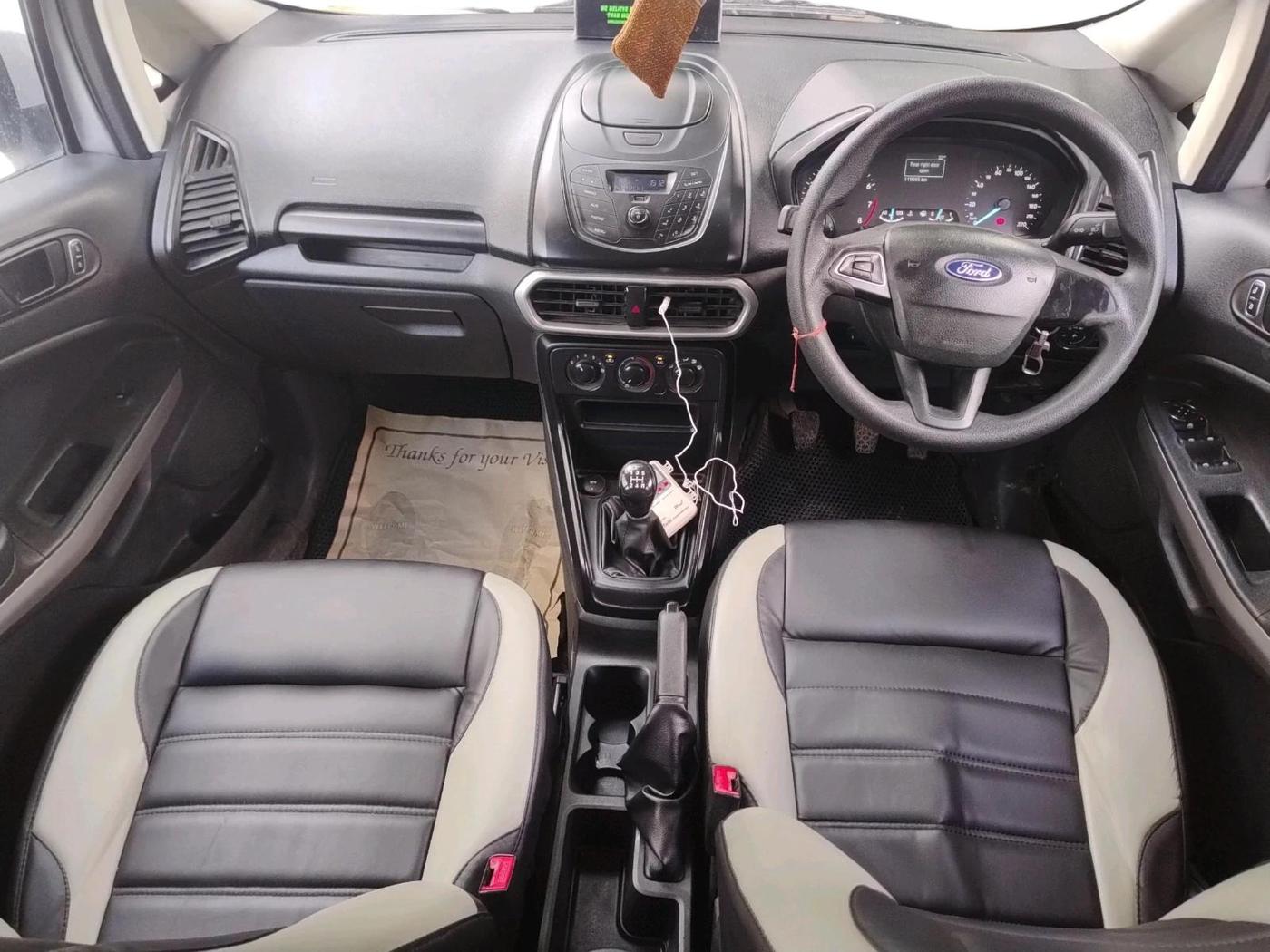 2018 Ford Ecosport AMBIENTE 1.5L PETROL, Petrol, Manual, 1,19,085 km, interior