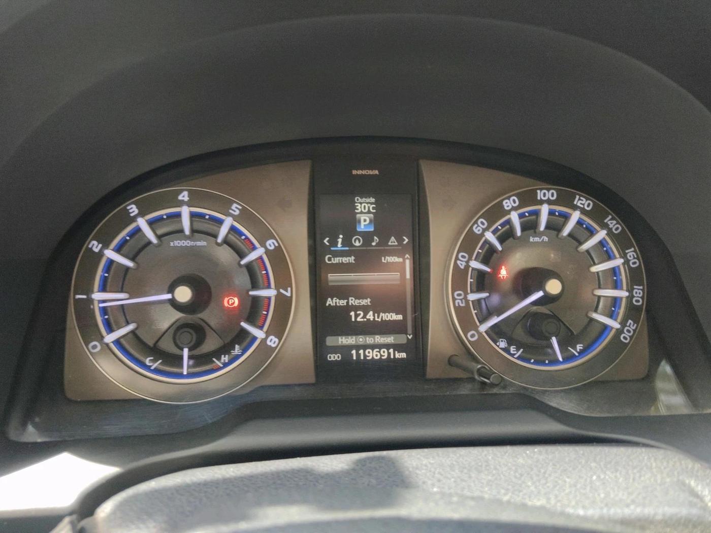 2016 Toyota Innova Crysta 2.7 ZX AT 7 STR, Petrol, Automatic, 1,19,691 km, interior