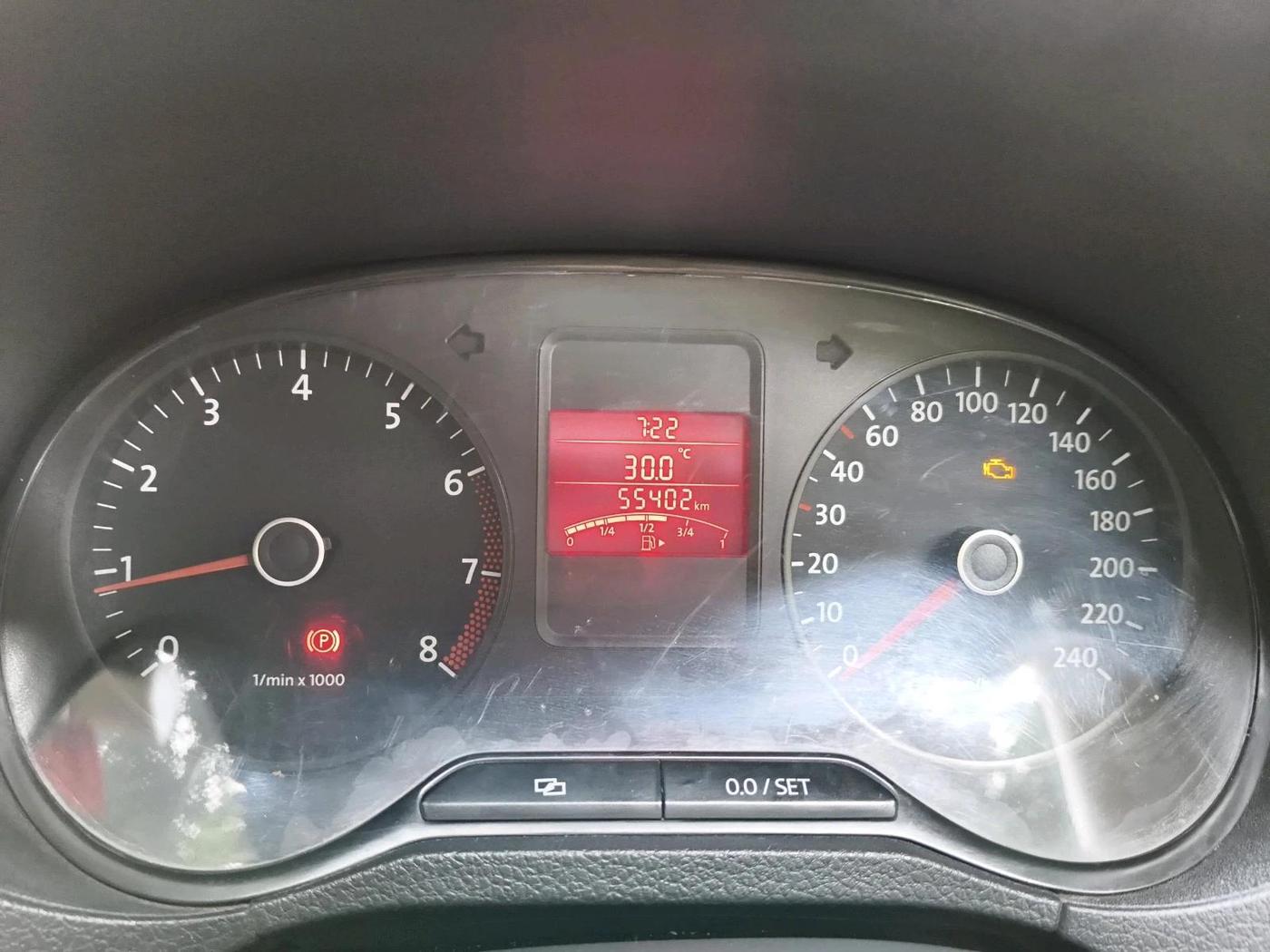 2012 Volkswagen Polo COMFORTLINE 1.2L PETROL, Petrol, Manual, 55,402 km, interior