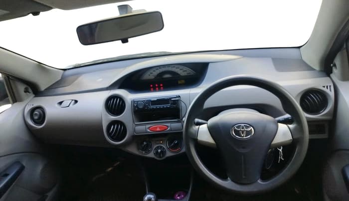2011 Toyota Etios G SP, Petrol, Manual, 1,04,280 km, interior