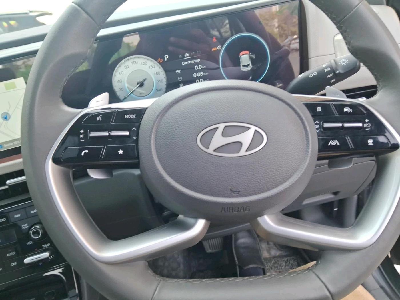 2024 Hyundai Creta Creta SX (O) 1.5 MPI IVT, Petrol, Automatic, 20,938 km, interior