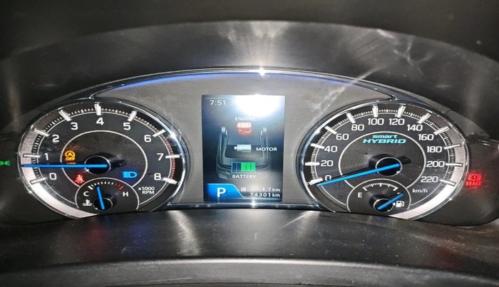 2021 Maruti Ciaz DELTA AT 1.5 SHVS PETROL, Petrol, Automatic, 74,301 km, interior