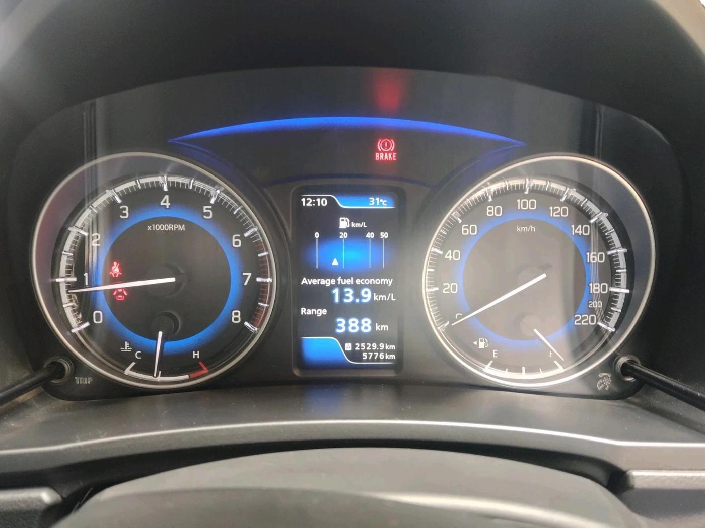2021 Toyota Glanza V, Petrol, Manual, 5,776 km, interior