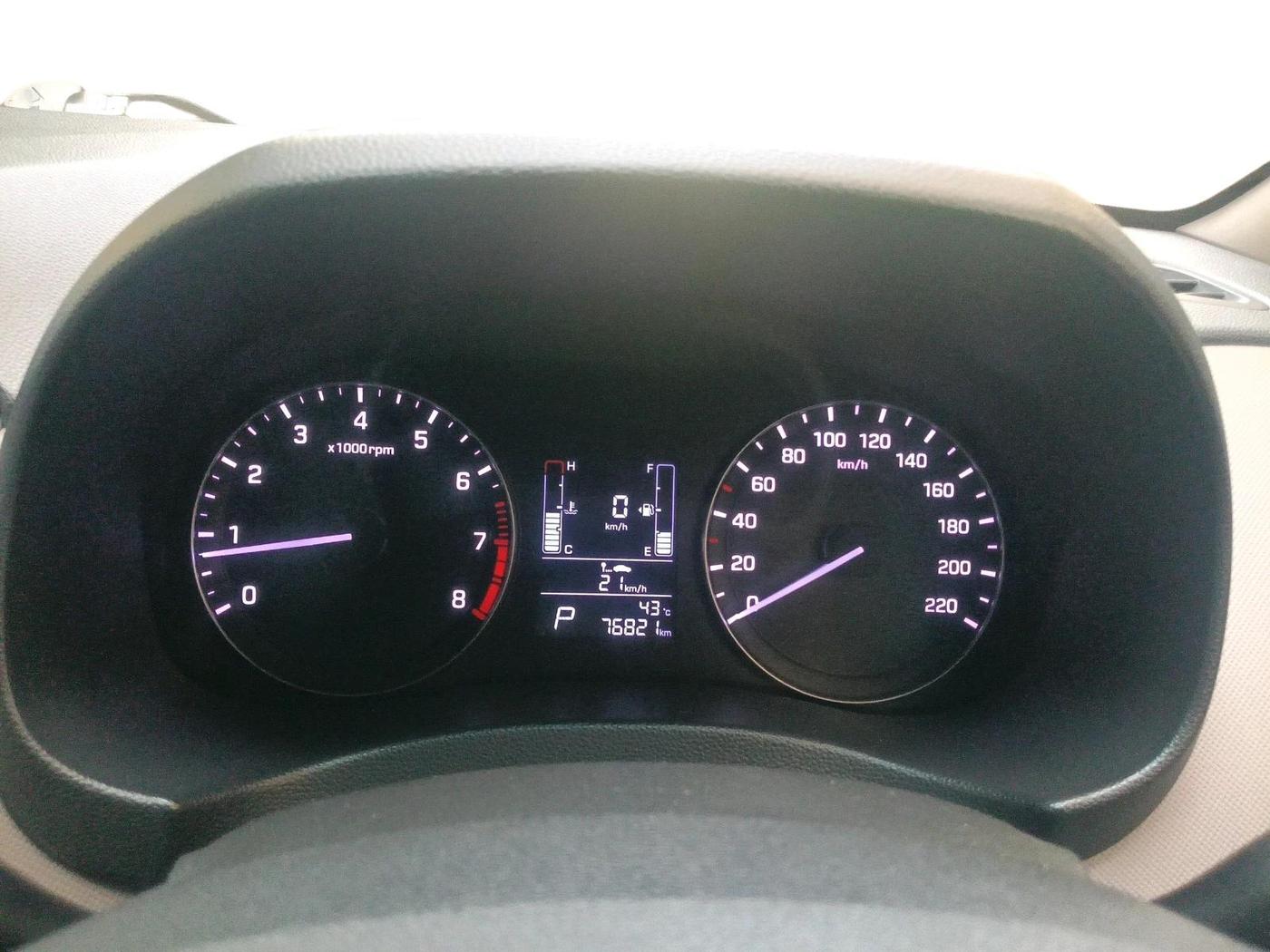 2016 Hyundai Creta SX PLUS AT 1.6 PETROL, Petrol, Automatic, 76,821 km, interior