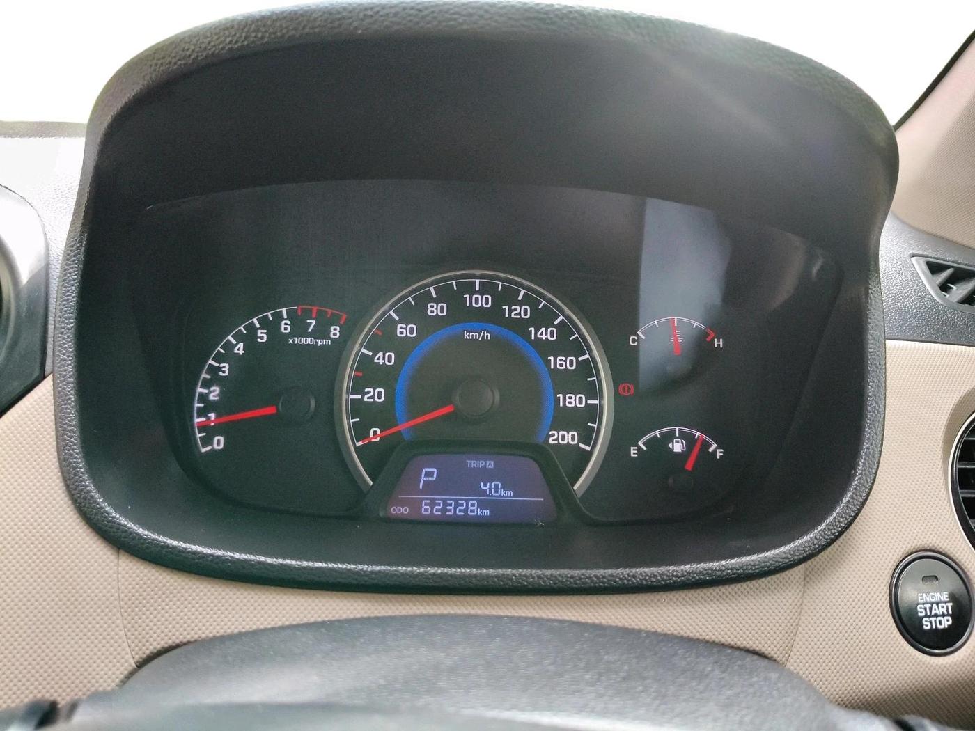 2014 Hyundai Grand i10 ASTA AT 1.2 KAPPA VTVT, Petrol, Automatic, 62,328 km, interior