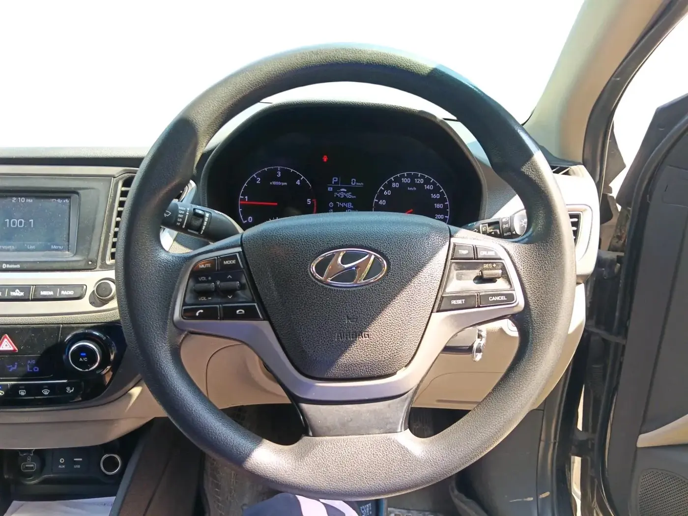2018 Hyundai Verna 1.6 EX AT CRDI, Diesel, Automatic, 1,10,598 km, interior
