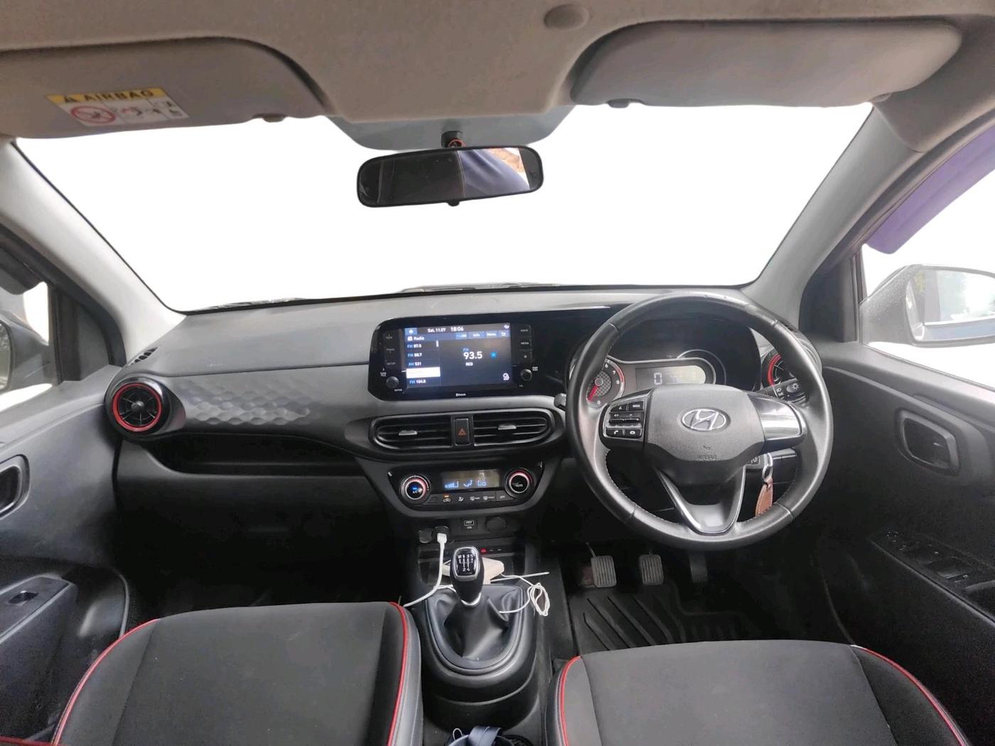2022 Hyundai GRAND I10 NIOS SPORTZ 1.0 TURBO GDI, Petrol, Manual, 59,447 km, interior