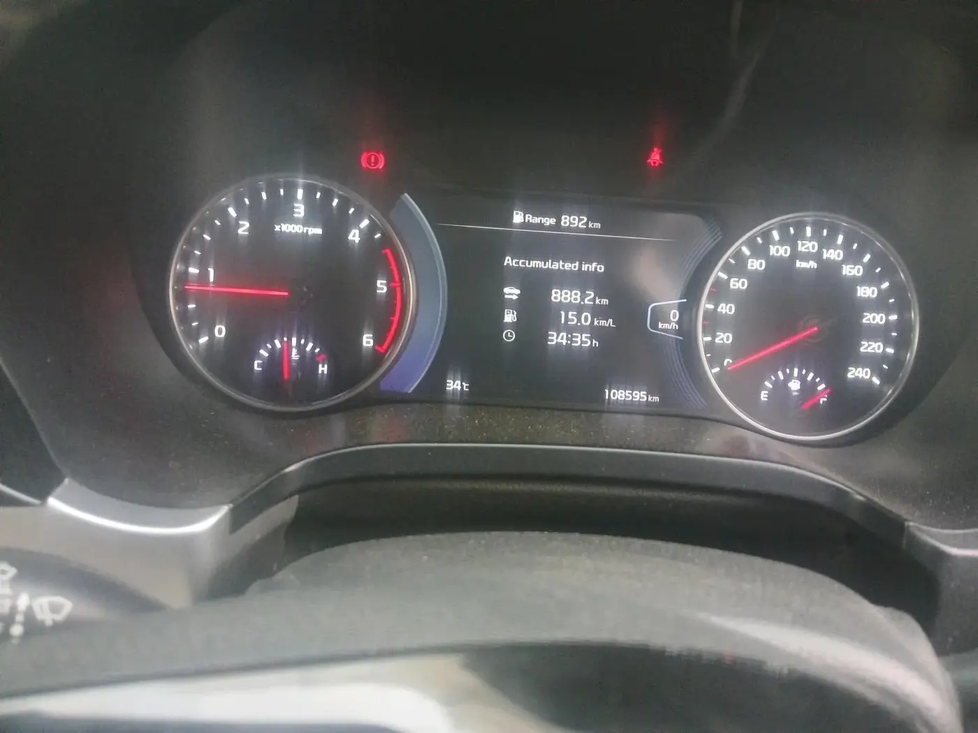 2020 KIA SELTOS HTX PLUS 1.5 DIESEL, Diesel, Manual, 1,08,595 km, interior
