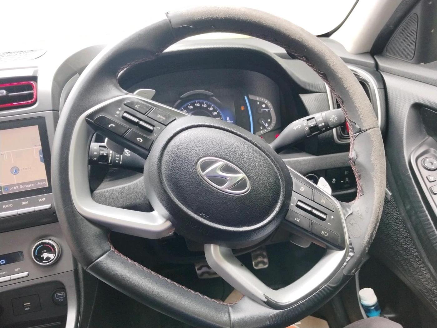 2020 Hyundai Creta SX (O) 1.4 TURBO DCT, Petrol, Automatic, 1,21,541 km, interior