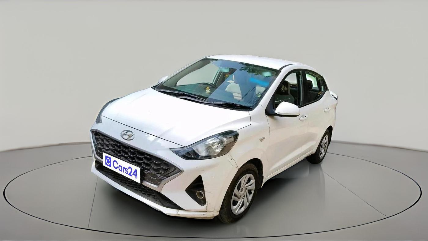 2021 Hyundai AURA S 1.2 CNG, CNG, Manual, 72,502 km, exterior