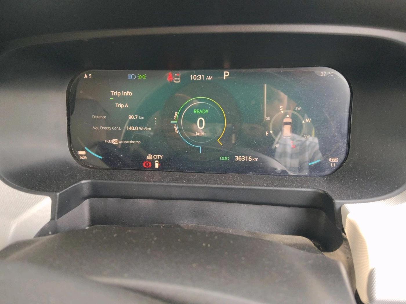2024 Tata PUNCH EV EMPOWERED PLUS S LONG RANGE 3.3, Electric, Automatic, 36,316 km, interior