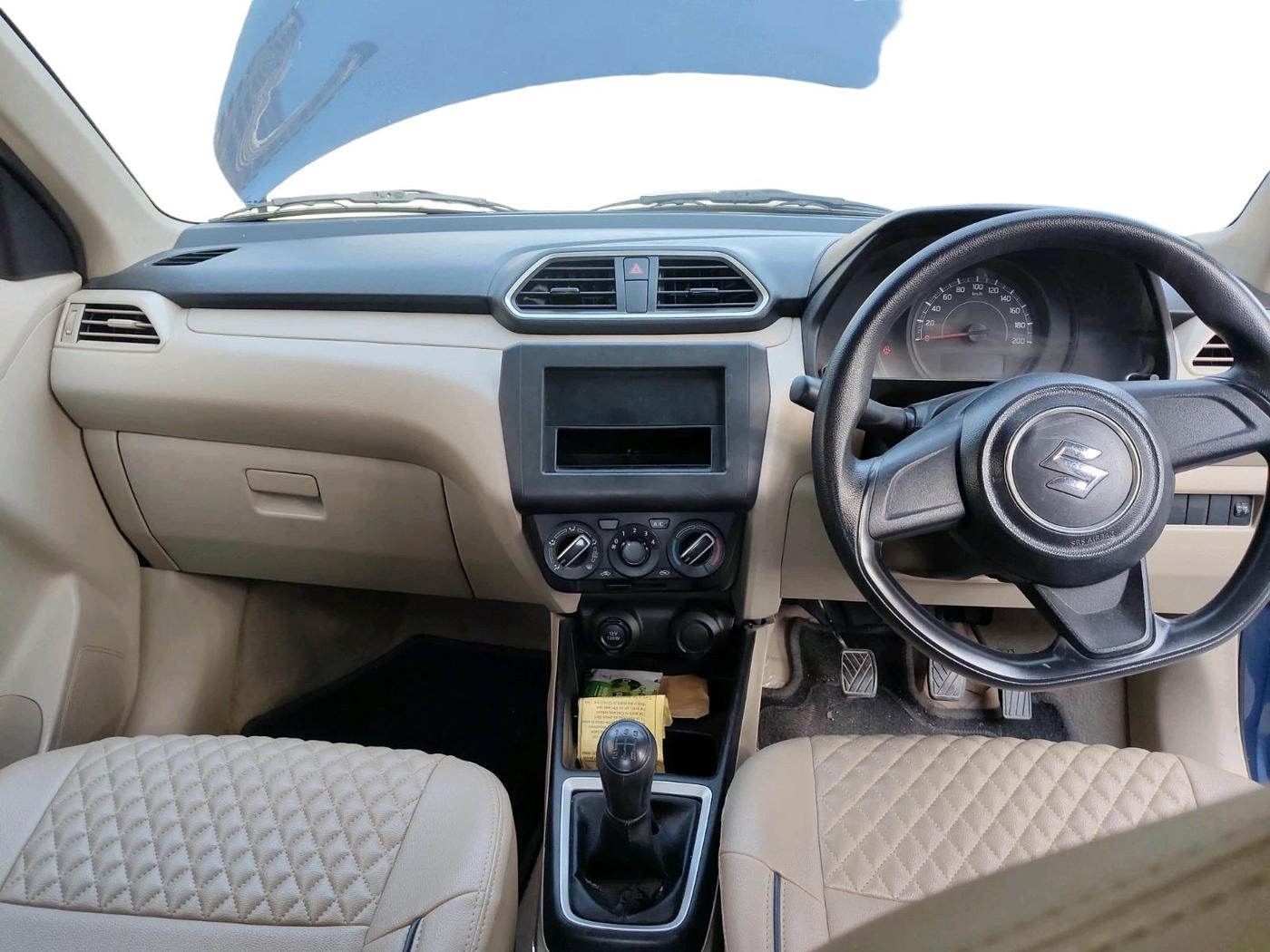 2020 Maruti Dzire LXI, Petrol, Manual, 55,419 km, interior