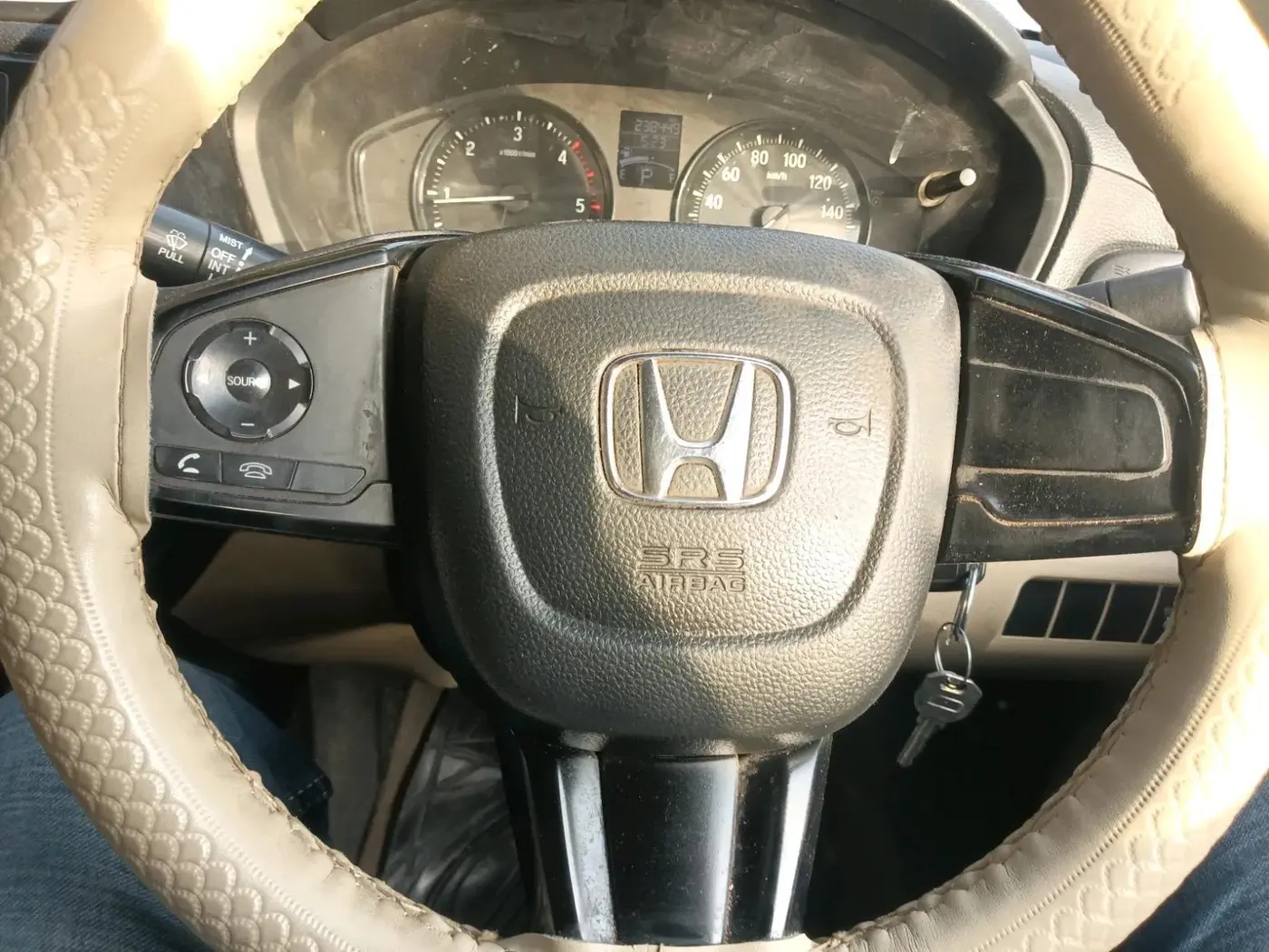 2018 Honda Amaze 1.5L I-DTEC S CVT, Diesel, Automatic, 2,38,449 km, interior