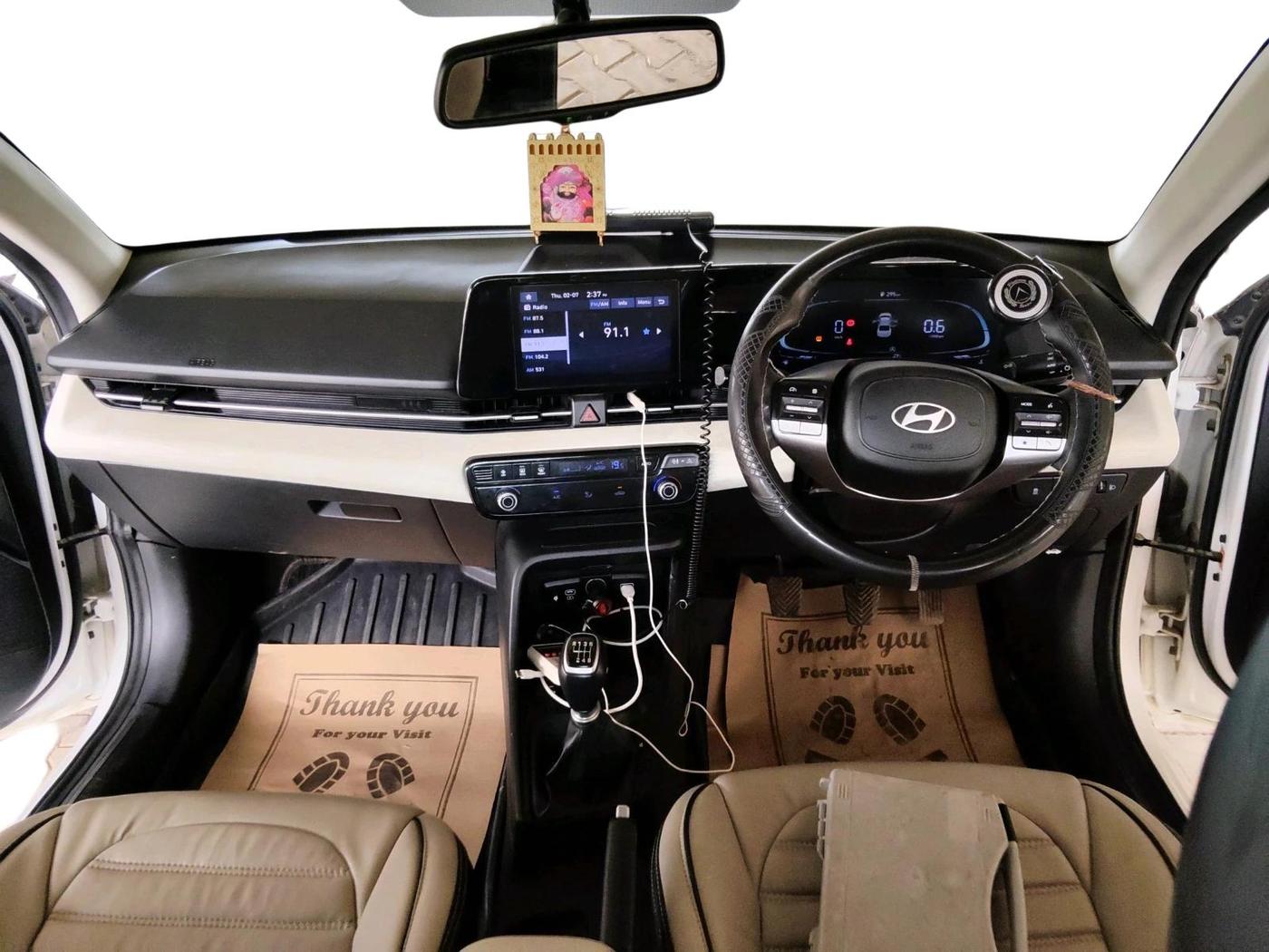 2024 Hyundai Verna SX 1.5 l MPI, Petrol, Manual, 34,246 km, interior