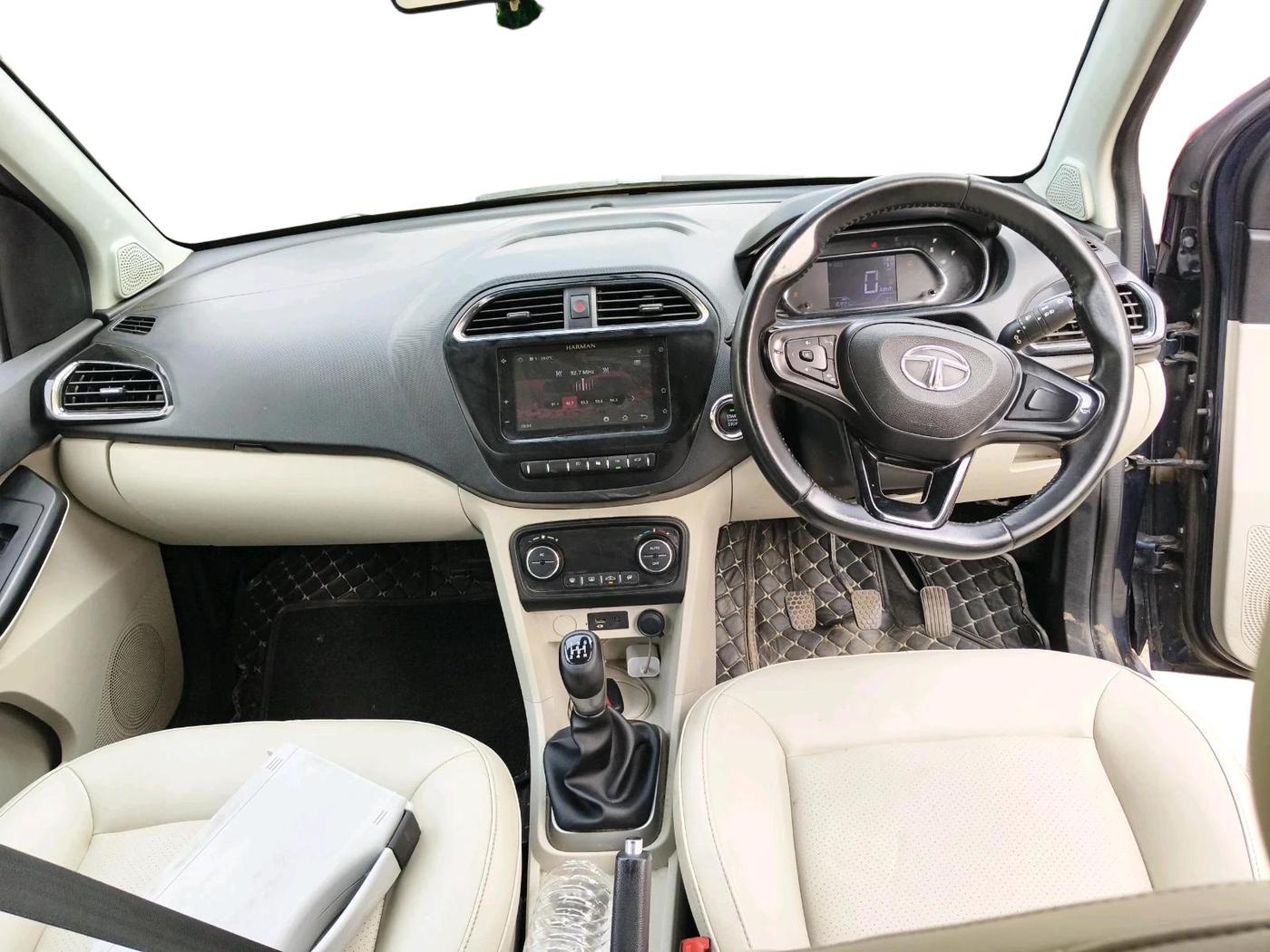 2023 Tata TIGOR XZ PLUS CNG LEATHERETTE PACK, CNG, Manual, 16,994 km, interior