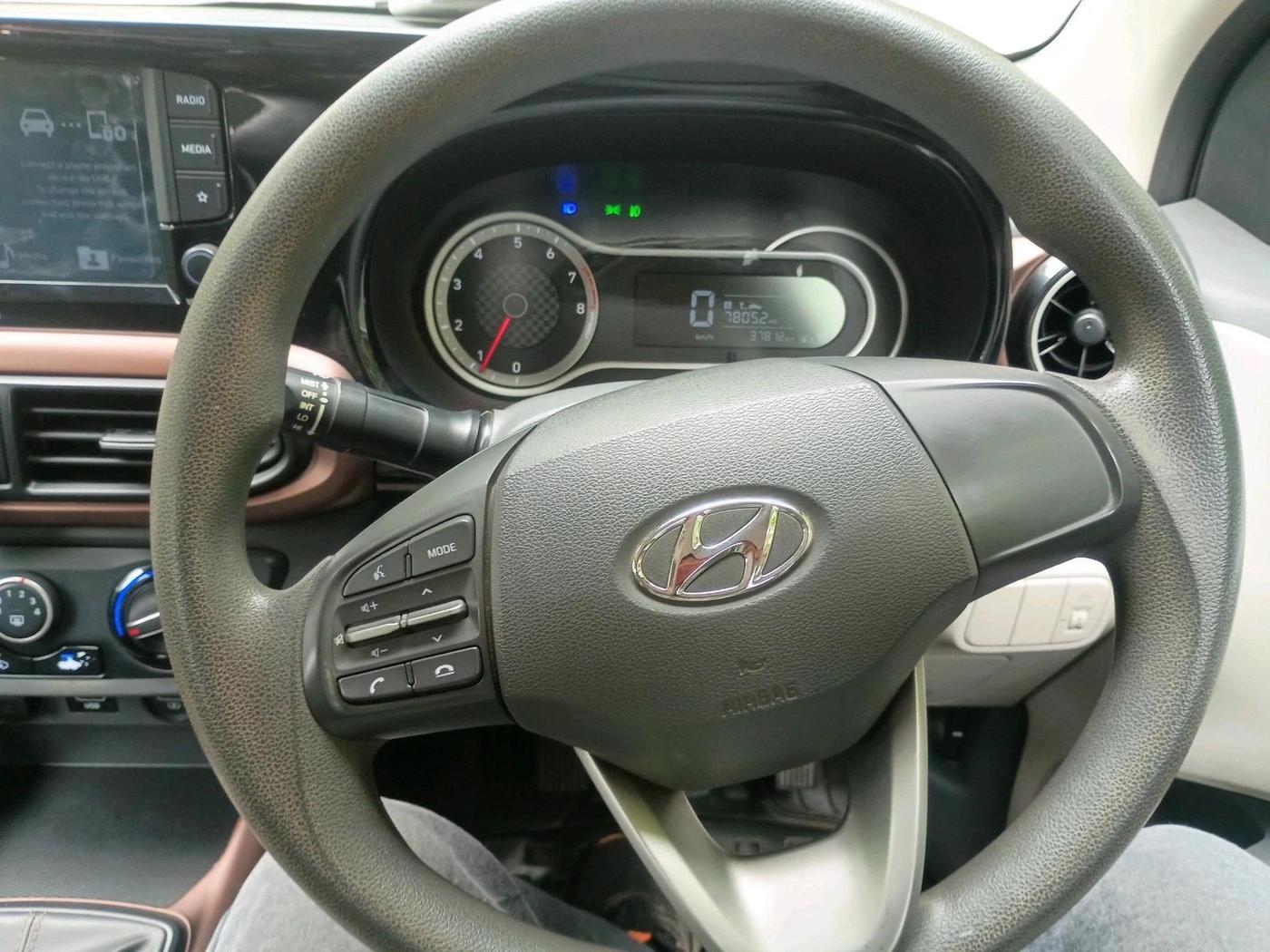 2020 Hyundai AURA SX 1.2, Petrol, Manual, 37,812 km, interior