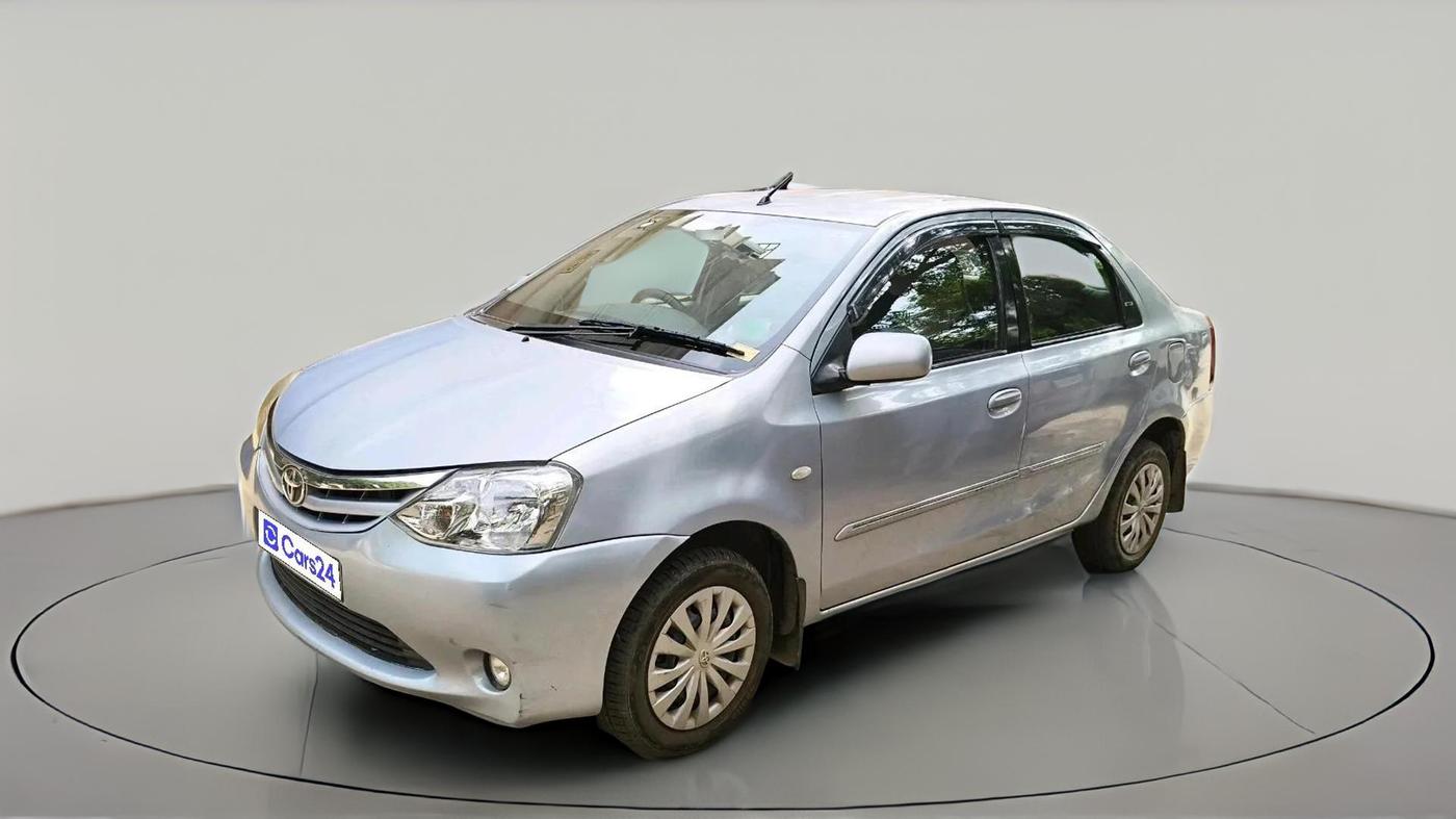 2011 Toyota Etios G, Petrol, Manual, 65,730 km, exterior