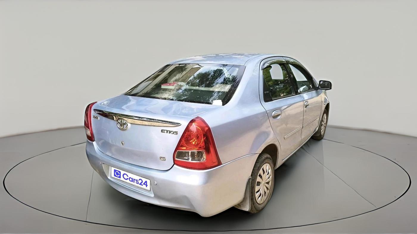 2011 Toyota Etios G, Petrol, Manual, 65,730 km, exterior