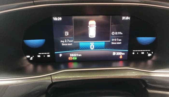 2022 Volkswagen TAIGUN TOPLINE 1.0 TSI AT, Petrol, Automatic, 33,221 km, interior