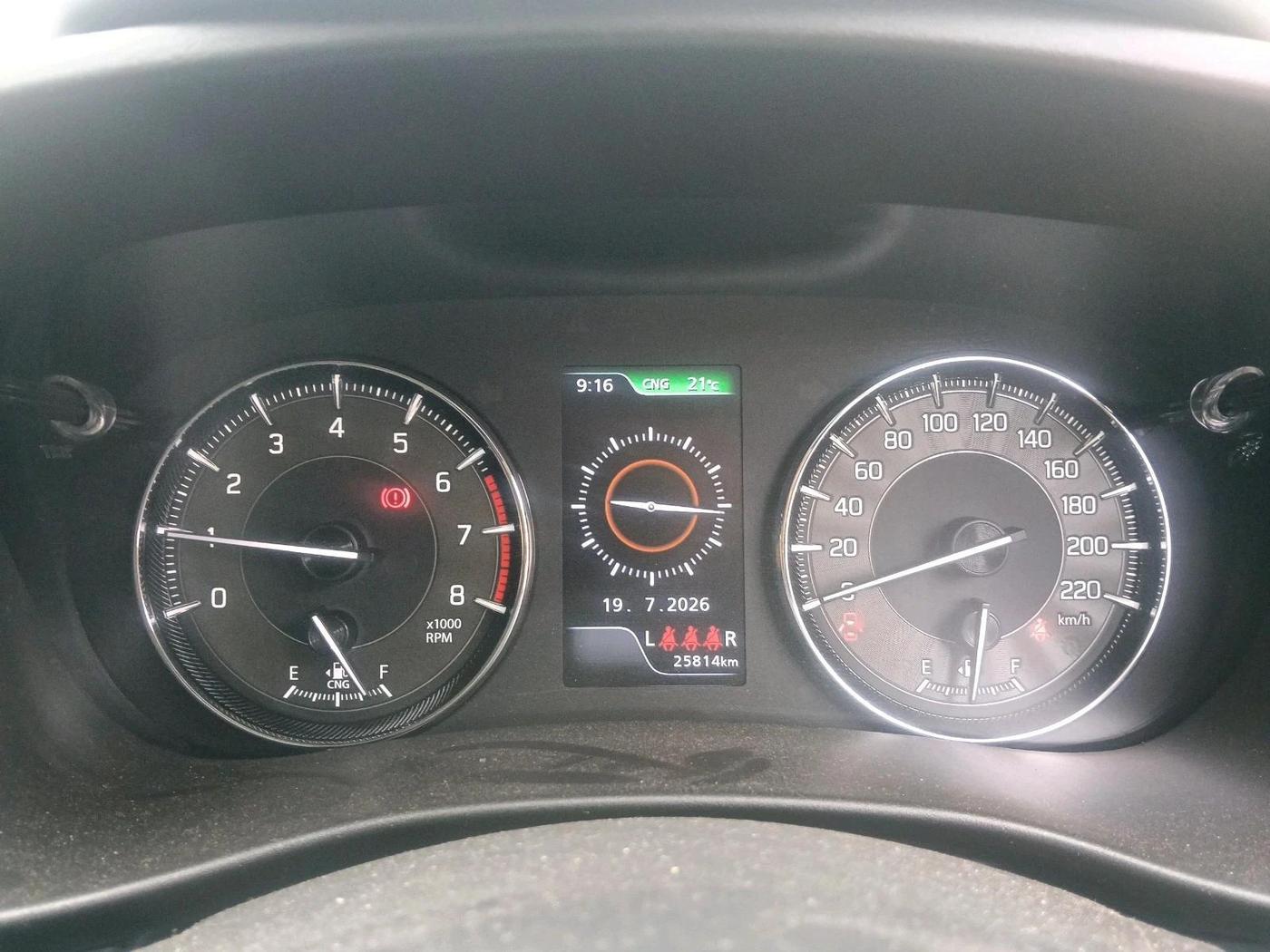 2024 Maruti Baleno  ZETA CNG 1.2L, CNG, Manual, 25,814 km, interior