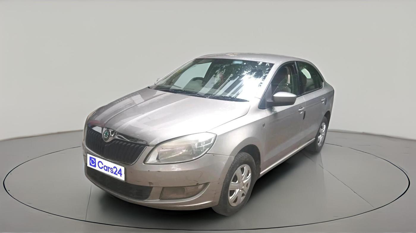 2012 Skoda Rapid AMBITION 1.6 TDI CR MT, Diesel, Manual, 1,09,231 km, exterior