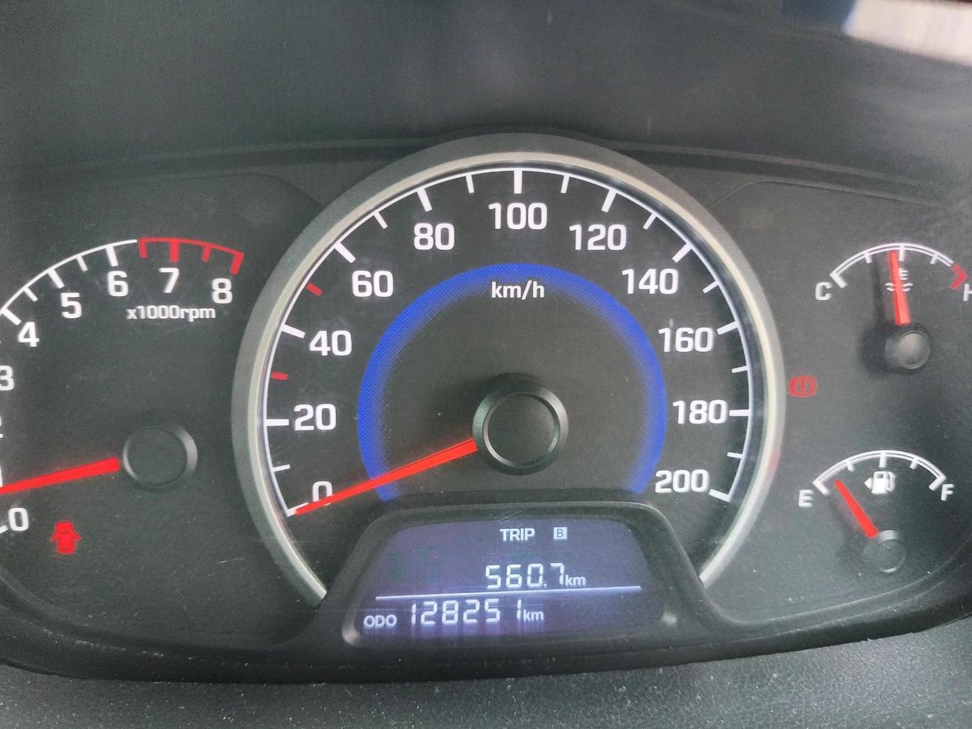 2018 Hyundai Grand i10 ASTA 1.2 KAPPA VTVT, Petrol, Manual, 1,28,251 km, interior