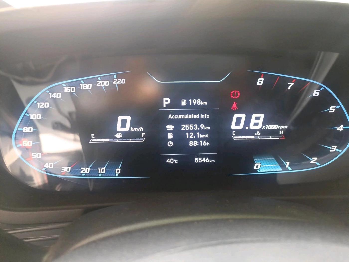 2024 Hyundai NEW I20 SPORTZ 1.2 IVT, Petrol, Automatic, 5,546 km, interior