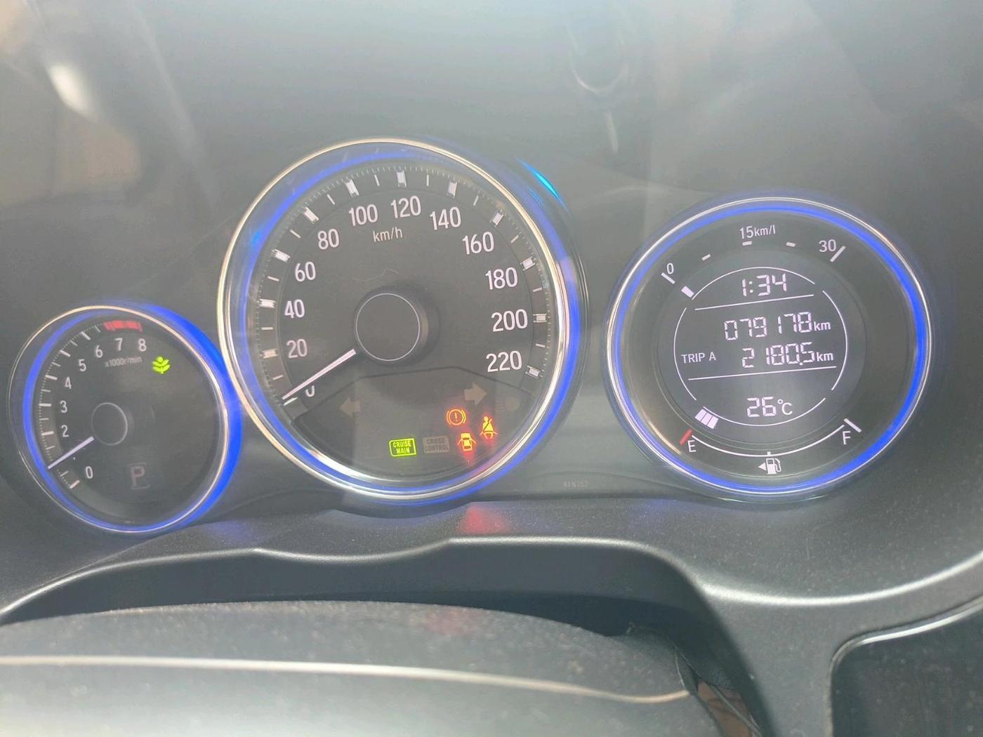 2015 Honda City 1.5L I-VTEC VX CVT, Petrol, Automatic, 79,178 km, interior