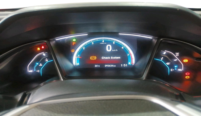 2019 Honda Civic 1.8L I-VTEC ZX CVT, CNG, Automatic, 93,634 km, interior