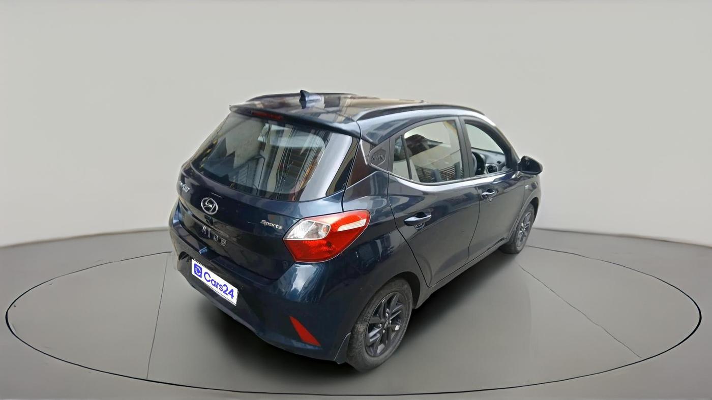 2022 Hyundai GRAND I10 NIOS SPORTZ AMT 1.2 KAPPA VTVT, Petrol, Automatic, 29,865 km, exterior