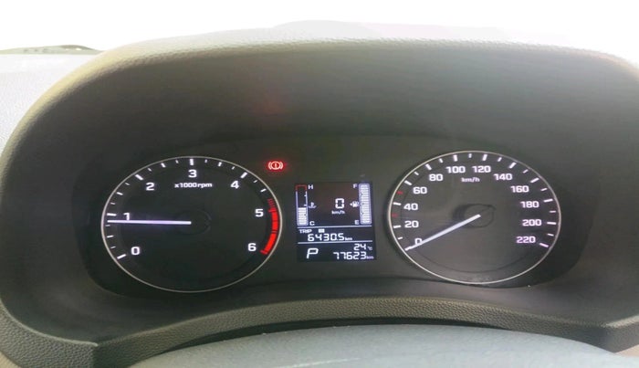 2017 Hyundai Creta SX PLUS AT 1.6 DIESEL, Diesel, Automatic, 77,623 km, interior