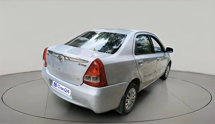 2011 Toyota Etios G, Petrol, Manual, 91,424 km, exterior