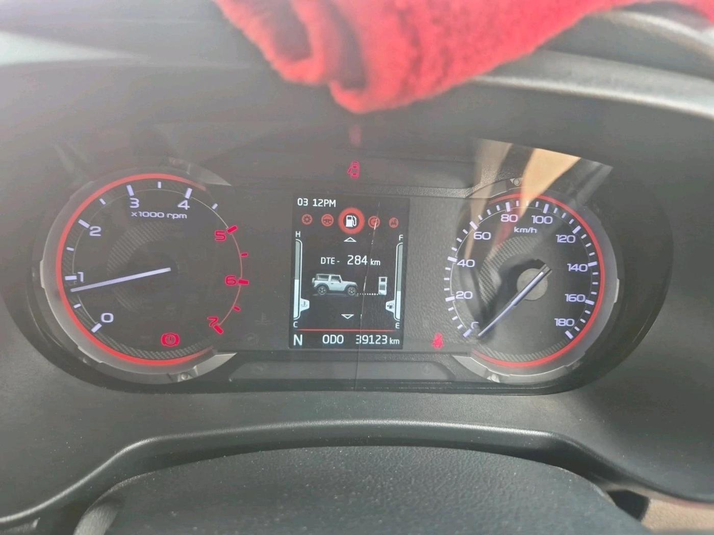 2022 Mahindra Thar LX HARD TOP 4WD MT, Diesel, Manual, 39,123 km, interior