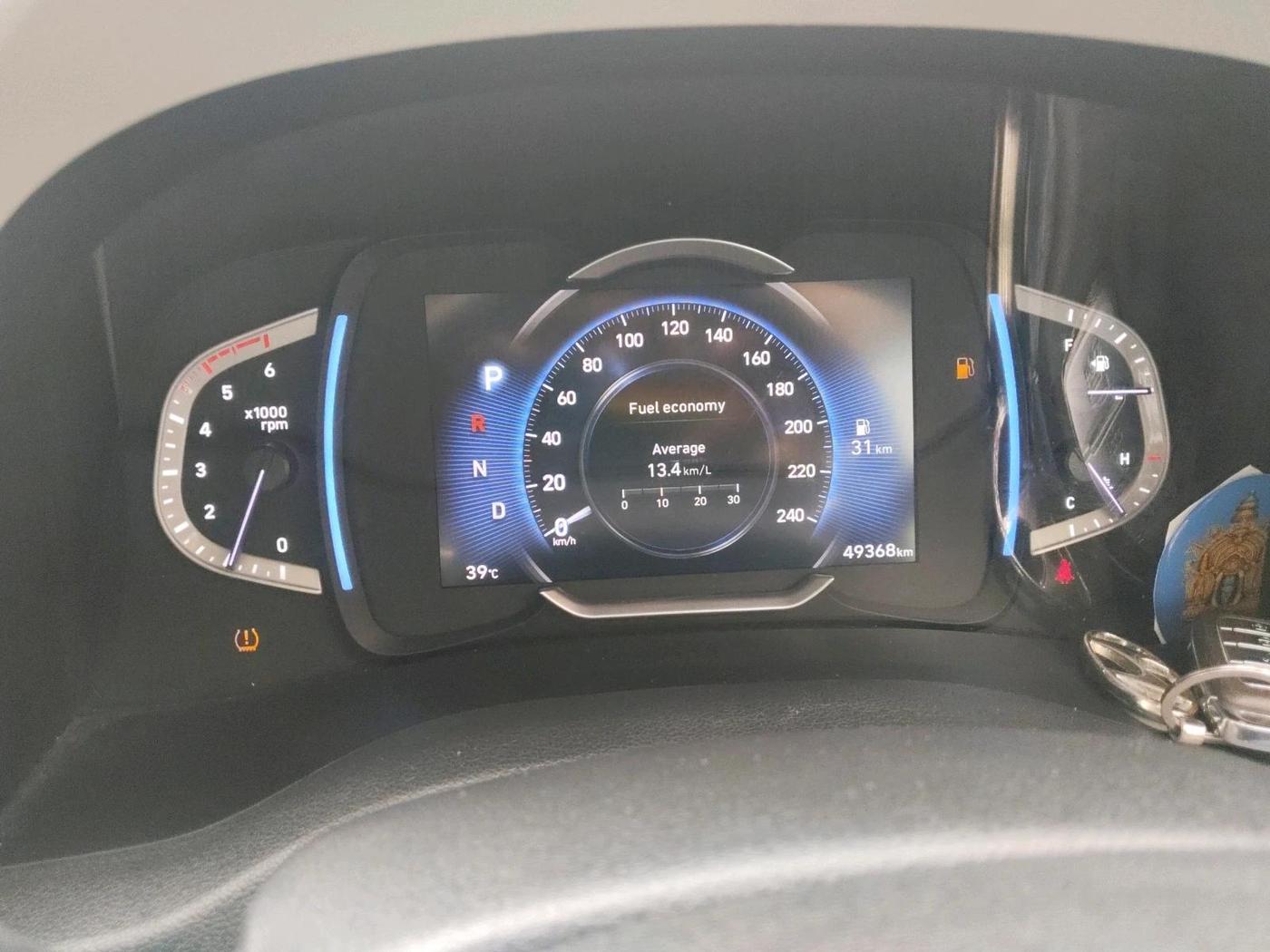 2022 Hyundai Creta SX (O) AT 1.5 DIESEL, Diesel, Automatic, 49,368 km, interior