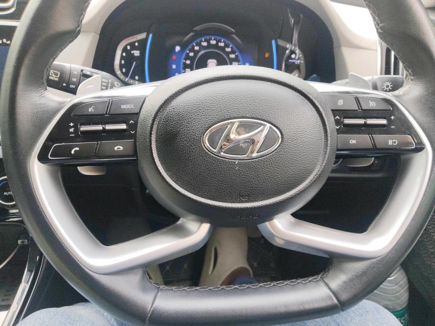 2022 Hyundai Creta SX (O) AT 1.5 DIESEL, Diesel, Automatic, 49,368 km, interior