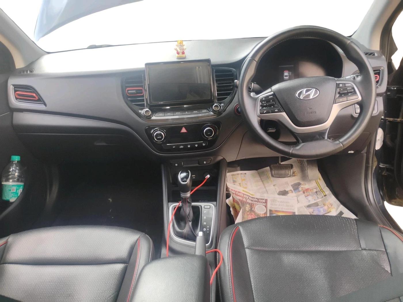 2020 Hyundai Verna SX (O) 1.0 TURBO DCT, Petrol, Automatic, 75,753 km, interior