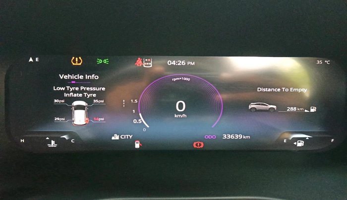 2024 Tata NEXON FEARLESS + DUAL TONE 1.5 DIESEL, Diesel, Manual, 33,639 km, interior