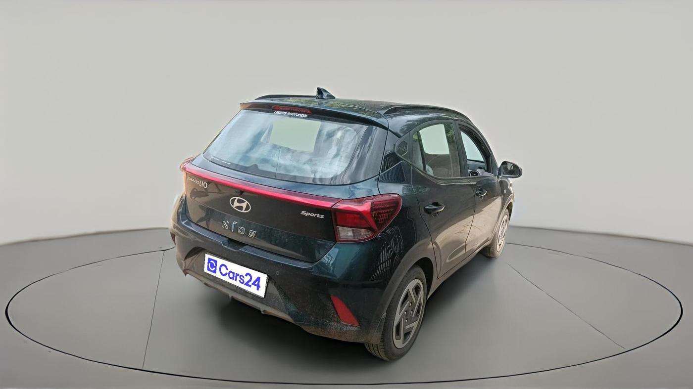 2023 Hyundai GRAND I10 NIOS SPORTZ AMT 1.2 KAPPA VTVT, Petrol, Automatic, 27,612 km, exterior