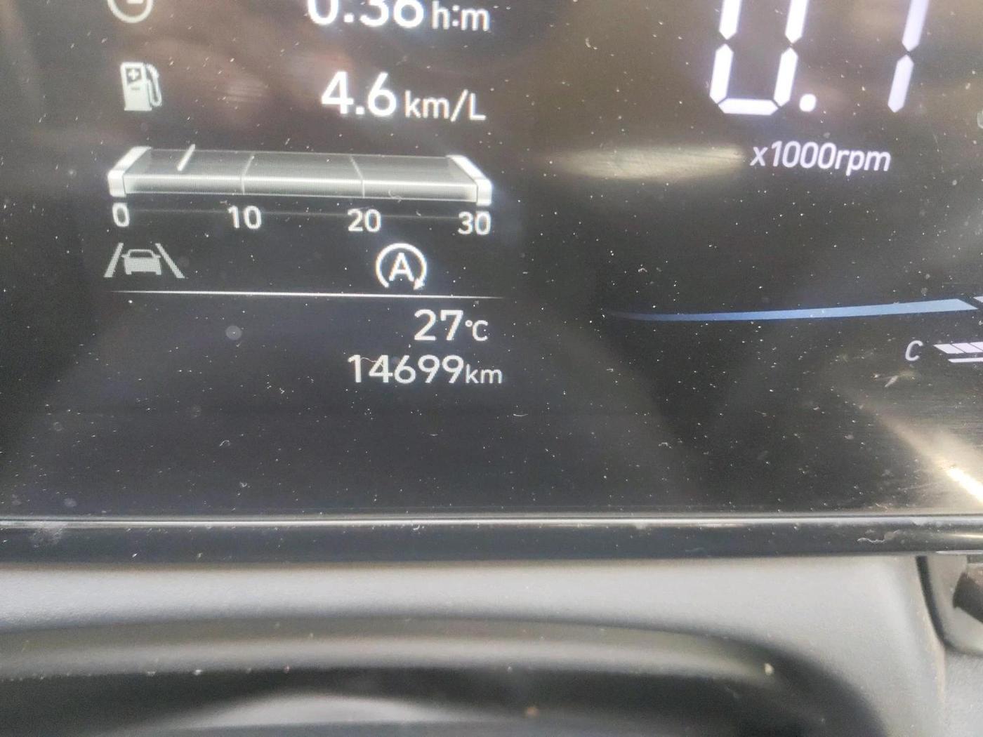 2023 Hyundai Verna SX (O) 1.5 TURBO PETROL MT, Petrol, Manual, 14,699 km, interior