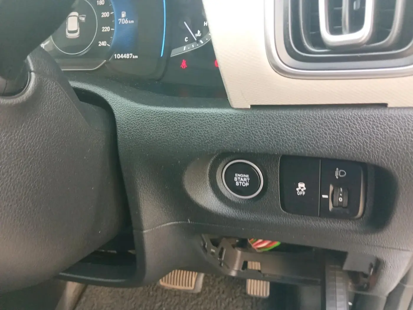 2023 Hyundai Creta SX (O) AT 1.5 DIESEL, Diesel, Automatic, 1,04,487 km, interior