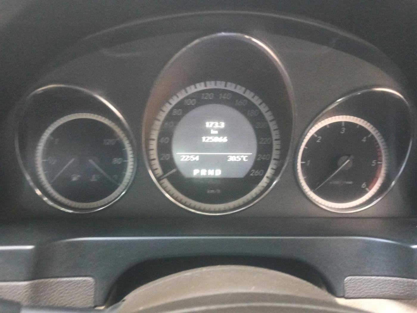 2011 Mercedes Benz C Class C 250 CDI, Diesel, Automatic, 1,25,866 km, interior