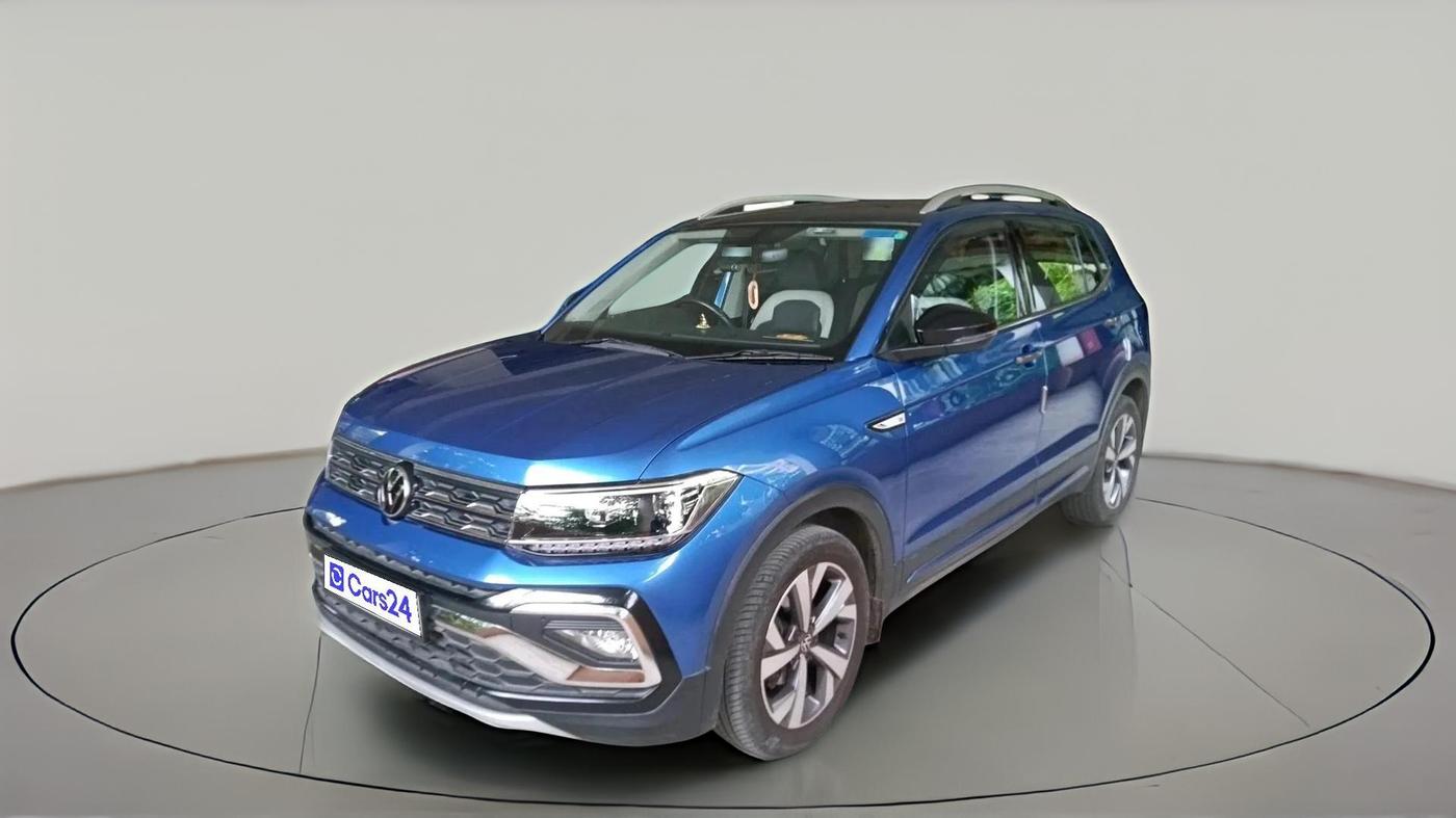2022 Volkswagen TAIGUN TOPLINE 1.0 TSI AT, Petrol, Automatic, 21,549 km, exterior