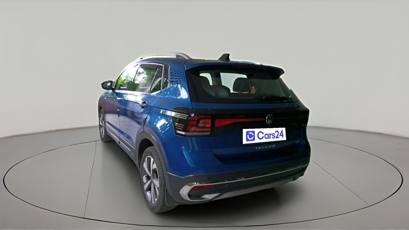 2022 Volkswagen TAIGUN TOPLINE 1.0 TSI AT, Petrol, Automatic, 21,549 km, exterior