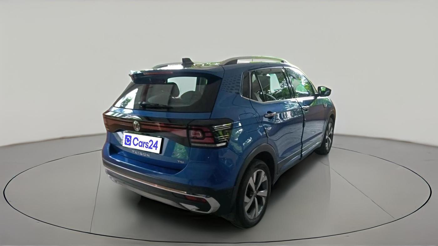 2022 Volkswagen TAIGUN TOPLINE 1.0 TSI AT, Petrol, Automatic, 21,549 km, exterior