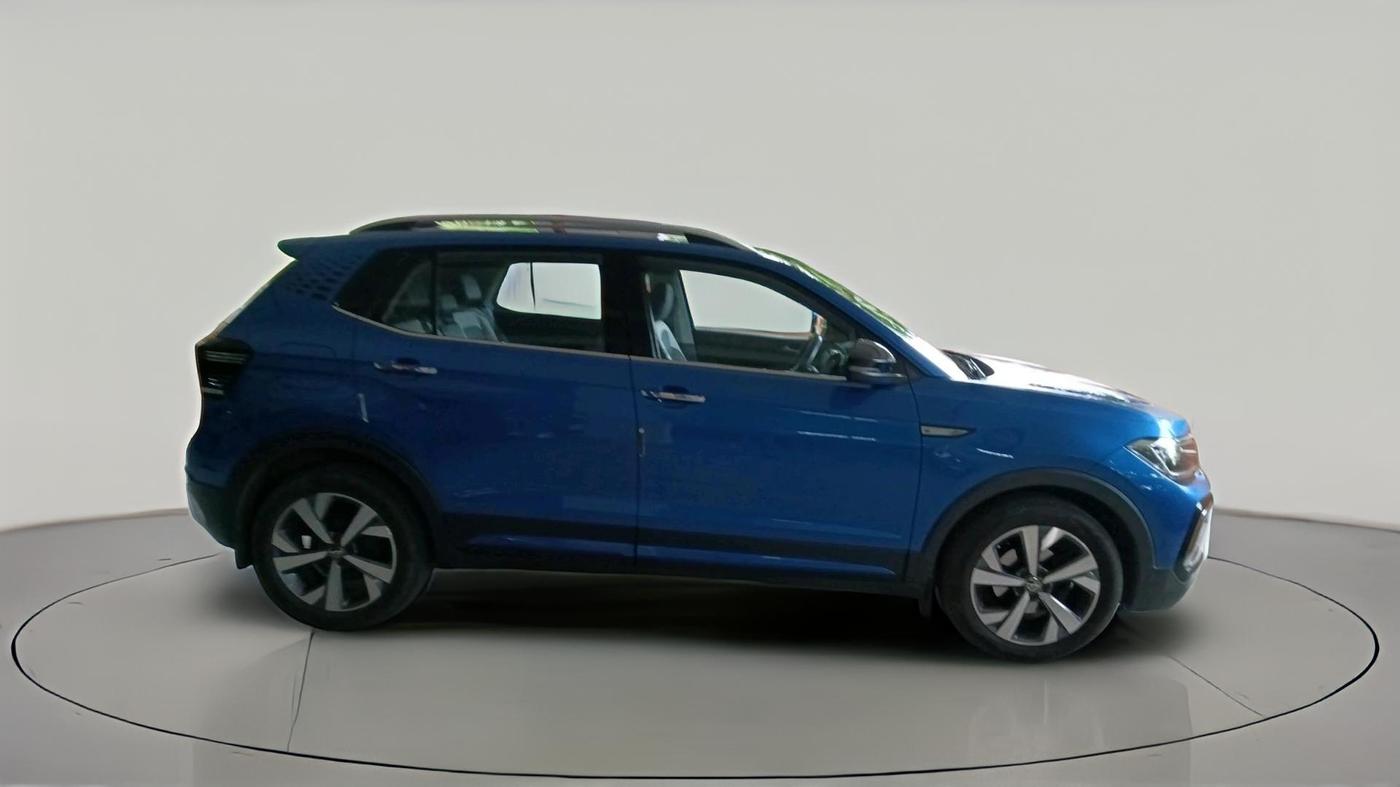 2022 Volkswagen TAIGUN TOPLINE 1.0 TSI AT, Petrol, Automatic, 21,549 km, exterior