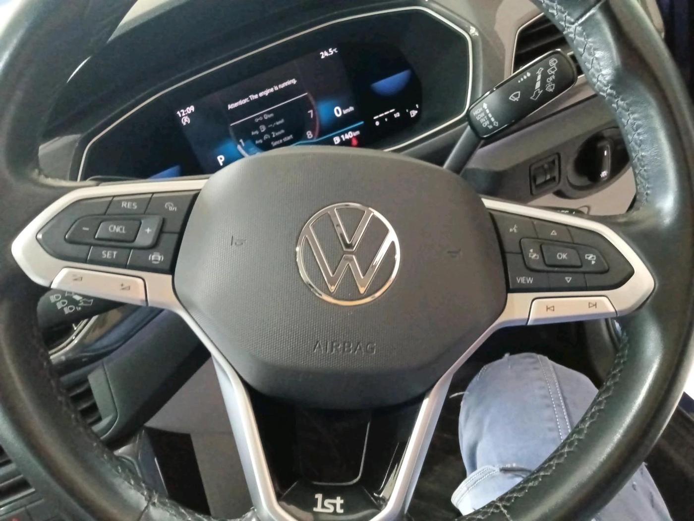 2022 Volkswagen TAIGUN TOPLINE 1.0 TSI AT, Petrol, Automatic, 21,549 km, interior