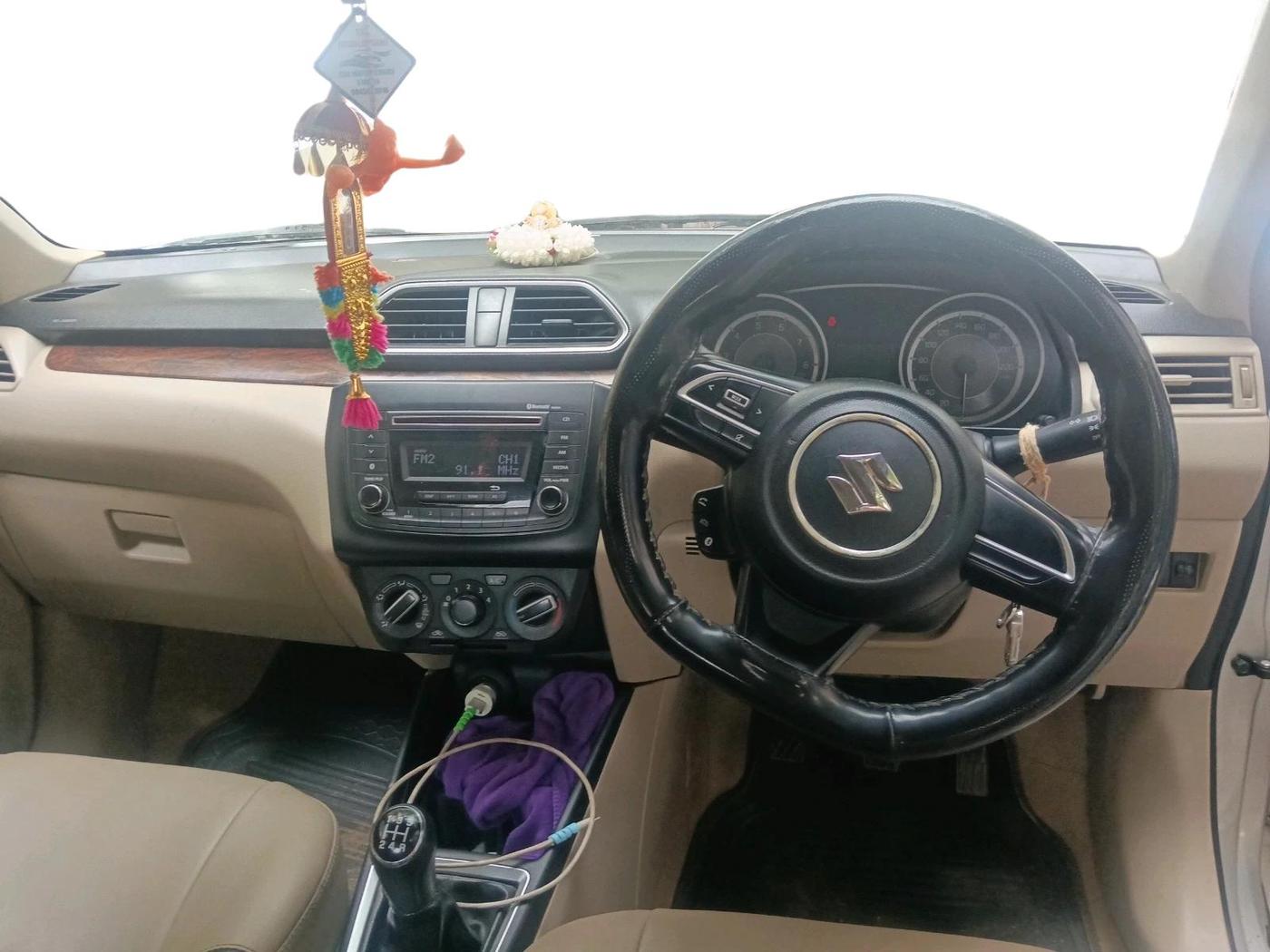 2017 Maruti Dzire VXI, Petrol, Manual, 1,86,005 km, interior
