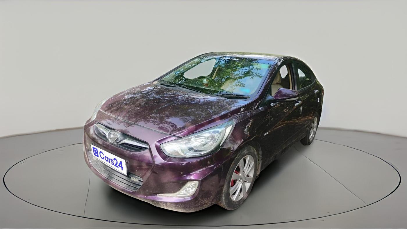 2012 Hyundai Verna FLUIDIC 1.6 VTVT SX, CNG, Manual, 1,58,574 km, exterior