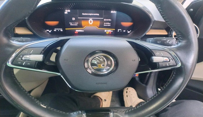 2022 Skoda SLAVIA STYLE 1.5L TSI MT, Petrol, Manual, 58,693 km, interior