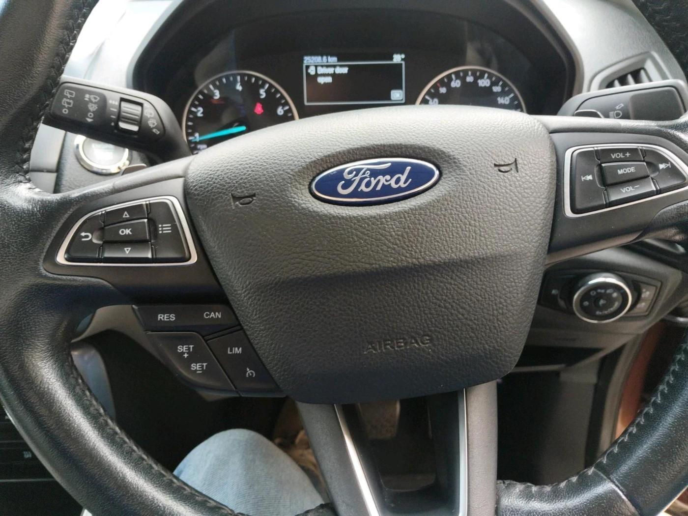 2019 Ford Ecosport TITANIUM + 1.5L PETROL AT, Petrol, Automatic, 25,208 km, interior